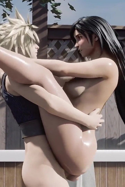 Tifa Lockhart Riding Cloud Nude