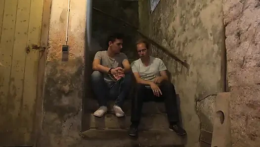 Lovely blonde gets milked in her mouth with his warm load