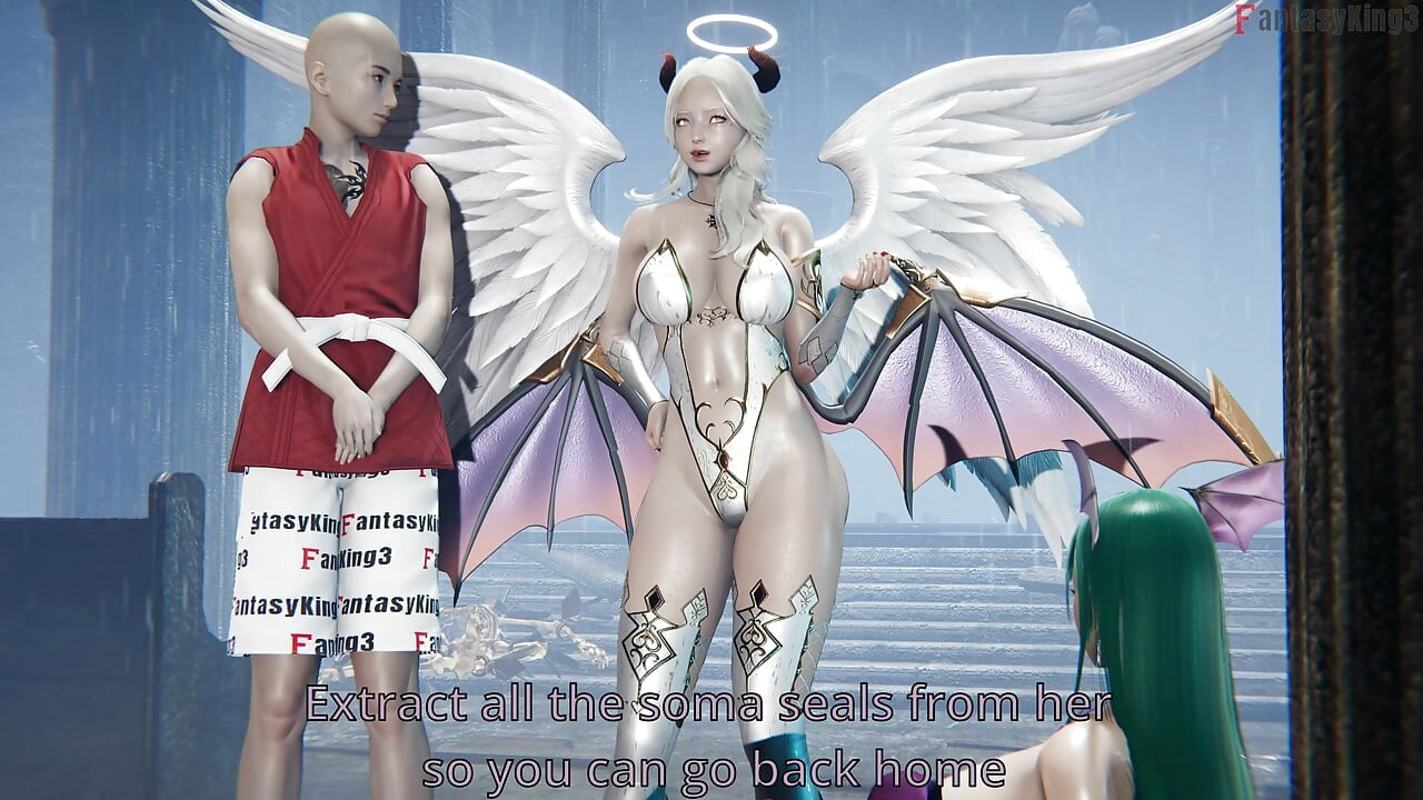 Succubus Morrigan pierde lupta și ia o muie ca pedeapsă - Soma Seals 10