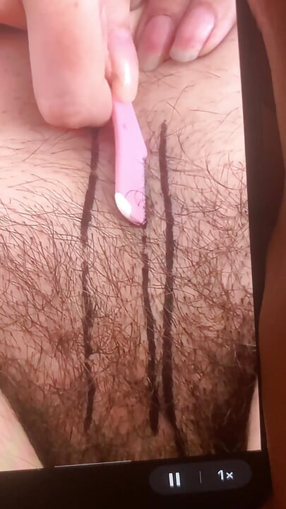 Knip mijn haar zelf en heb het uitgeprobeerd