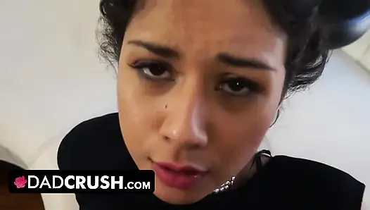 DadCrush - Generous Stepdad Helps His Nervous Stepdaughter Release The Tension Before Job Interview