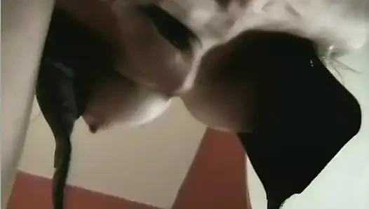 Seductive Blonde MILF Strips and Fingers to Explosive Orgasm