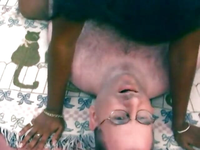 Natural body black slut has wild 69 session with white cock