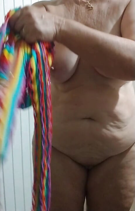 Stepmom showing me the clothes she will wear to the street carnival, what do you think?