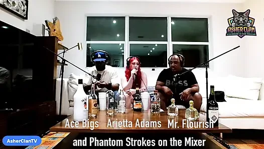 Adult Star Podcast with Arietta Adams Hosted by Mrflourish and Ace Bigs