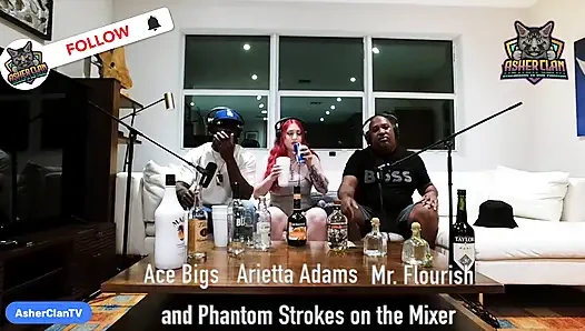 Adult Star Podcast with Arietta Adams Hosted by Mrflourish and Ace Bigs