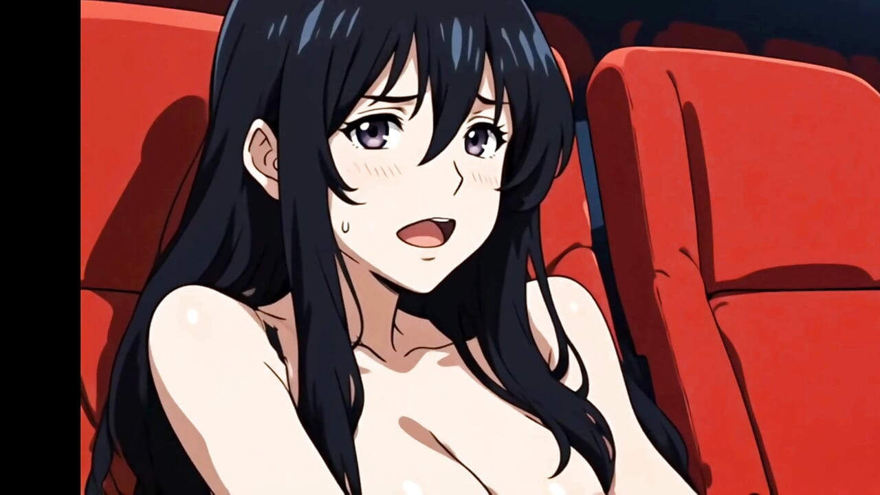 The three of them at a public movie theater ( AI generated )