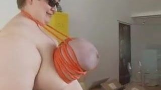 fat tits tied