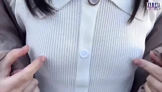 Bare Nip Stroll Where Crowded Eyes Spark a Hot, Tight Peak on Her Perky Tips Phase.3