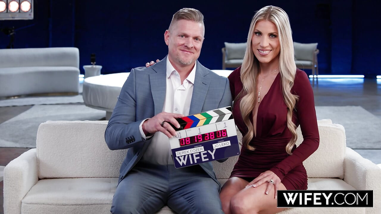 WIFEY Blonde Hotwife Britt Blair Sucks And Fucks For Her Husband