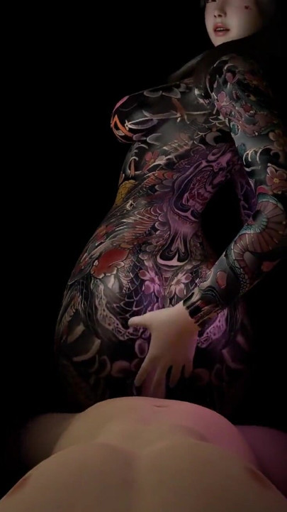 VAM POV - Yakuza Tattoo Girl 1 | Clip 1