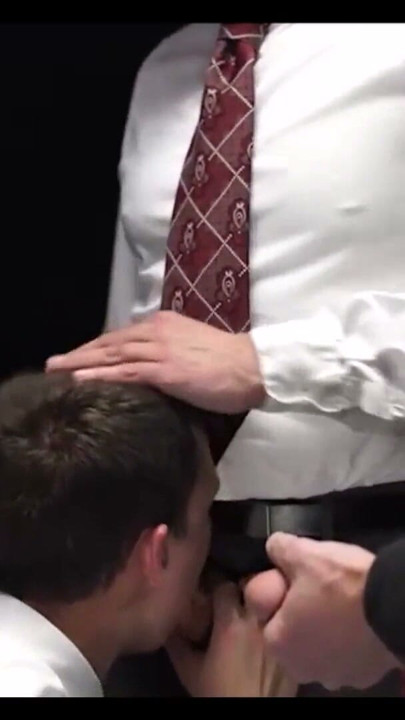 Mormon Twink Sucks Off Three Men In Dark Secret Room | Clip 2