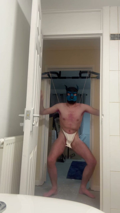 Hanging wedgie from pull up bar