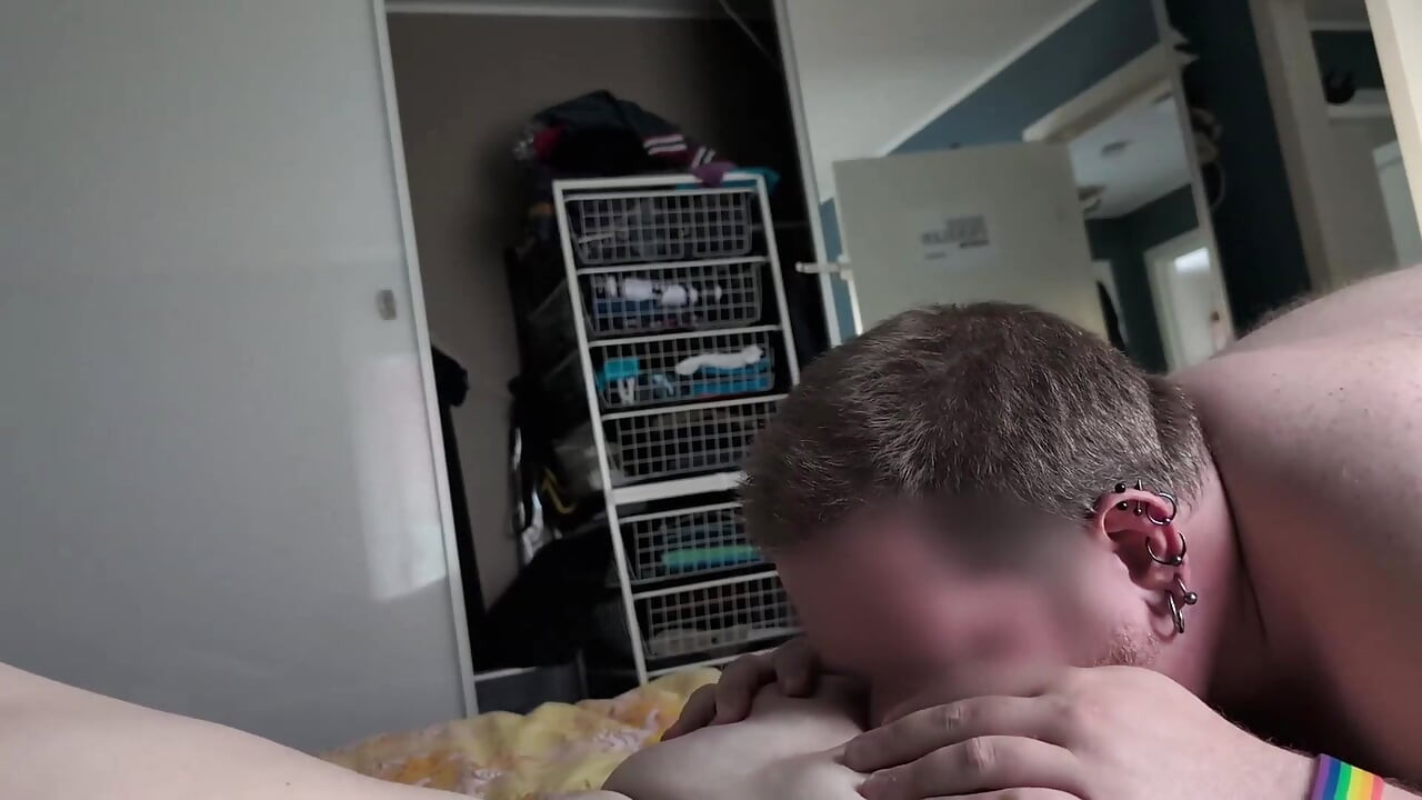 Hand and Belt for Bratty Lad Leads to Ass Eating