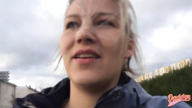 Cum walk in the NEIGHBORHOOD l STEP DADDYS LUDER
