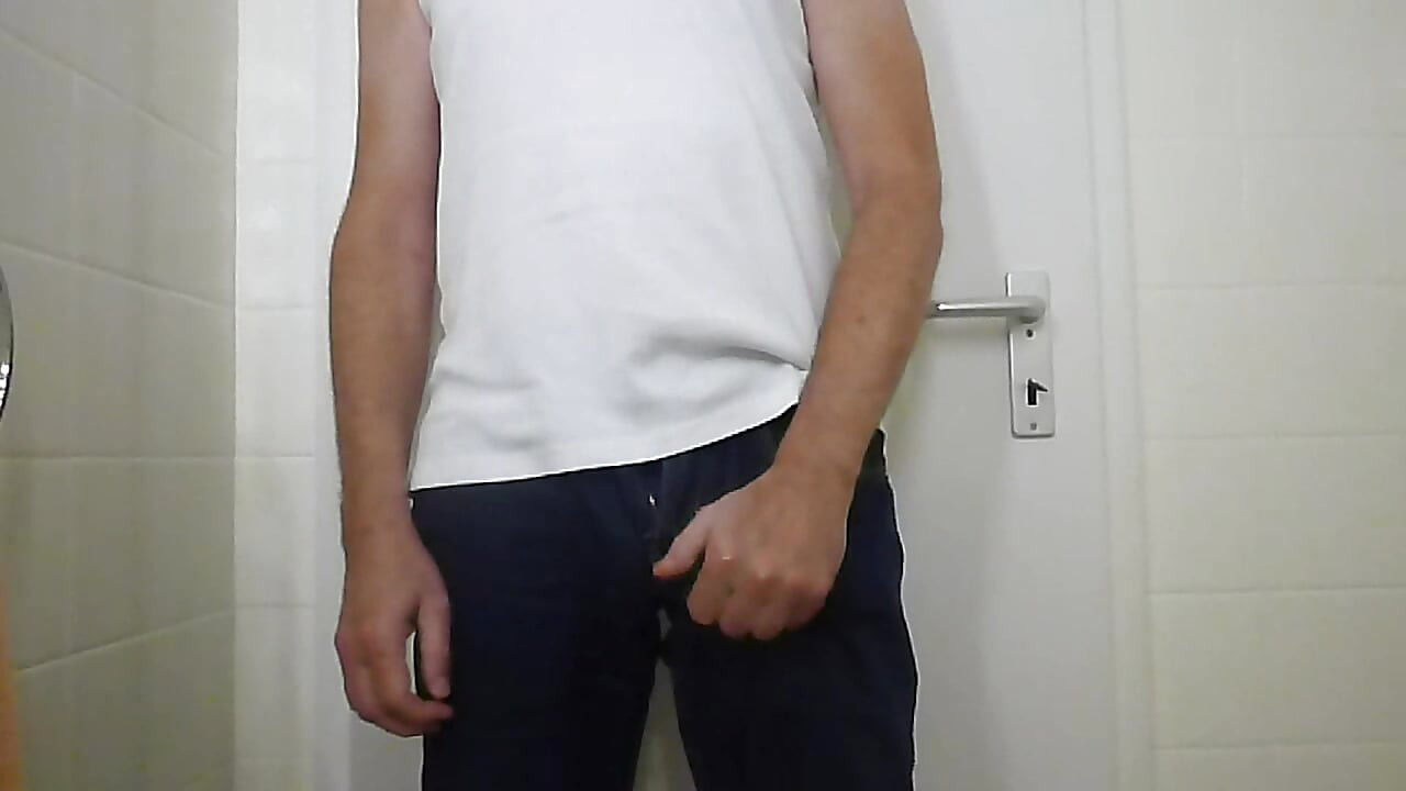 Jeans Wanking und cumming