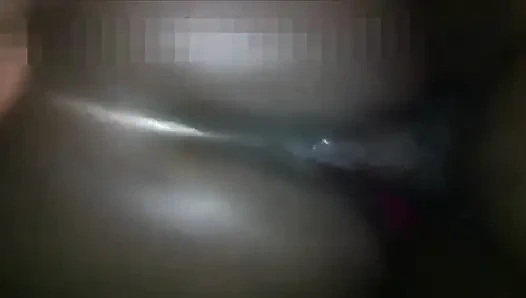 Merciless thrusts against her ass