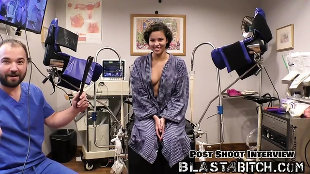 Doctor Blasts Patient Rebel Wyatt's Pussy With Cum