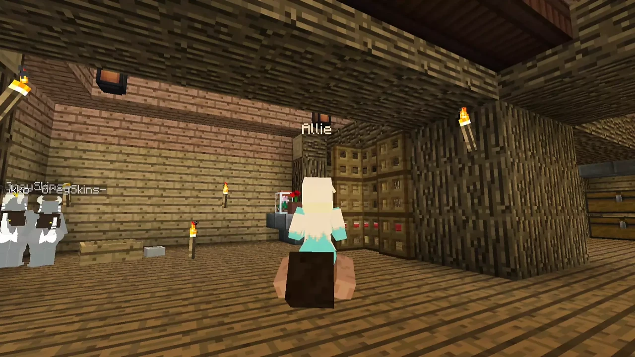 Minecraft Jenny Mod Summoning a Genie called Allie and wishing sexual favors from her like Deepthroat