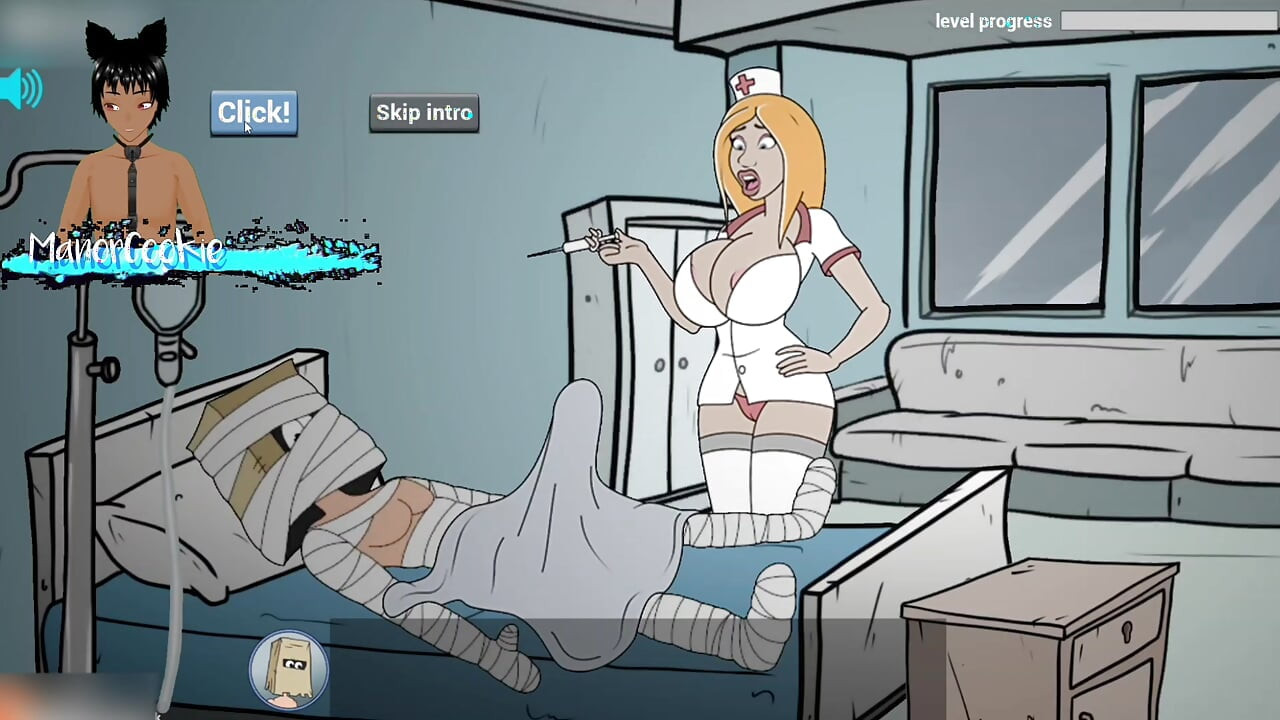 Fuckerman Hospital - Time for my checkup and to see some sexy nurses with big asses and tits!