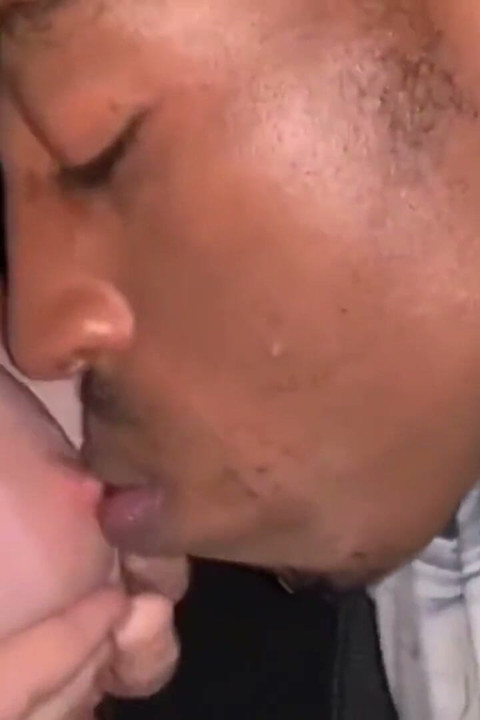 Hubby Kissing Licking My Nipples