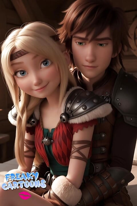Astrid Hofferson i Hiccup Pierwsze porno wideo animacja Jak wytresować smoka