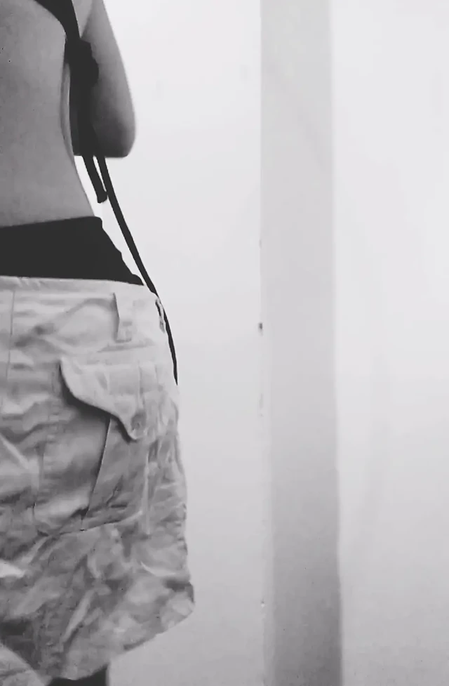 Young man doesn't notice camera