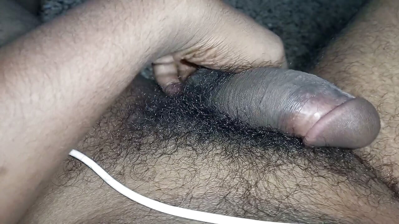 Indian Desi Big Cock Masterbation with Condom
