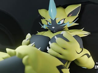 Анимация роста Zeraora