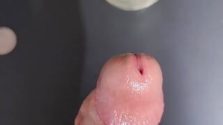 Grosse bite coréenne, masterbation et éjaculation