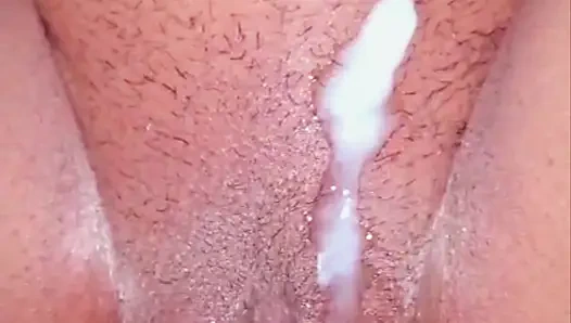 I break her ass and then my vagina and bathe her with milk