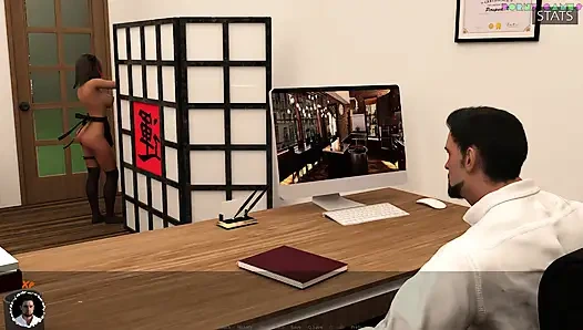 10ki'nin tıbbi özel bakımı - azgın pacient doktoru masanın altında sikiyor 3