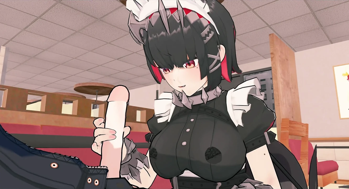 =Zenless Zone Zero= Ellen Joe x Wise: Risky Public Sex in McDonald's (4K)