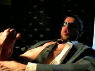 Jerking and cumming in suits