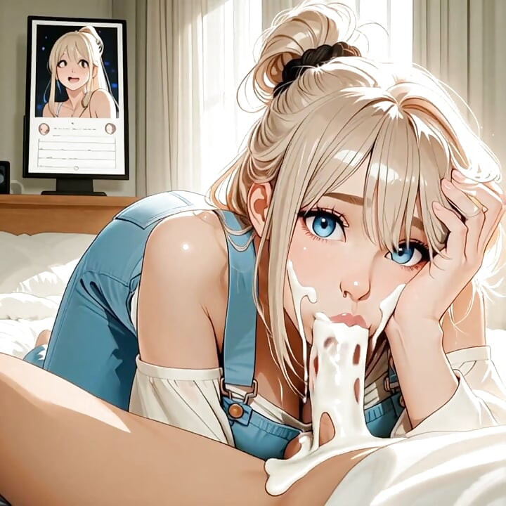 Her Favorite Pastime Is Sucking Her Stepbrother's Small Cock (ai-generated)