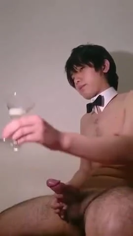 Asia Boy Cum in a Class