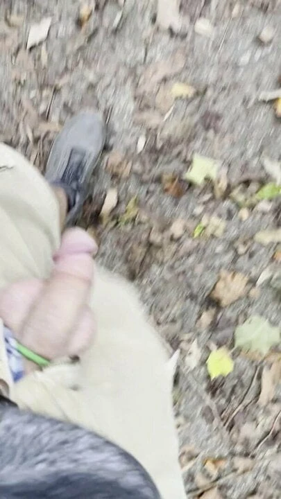 Nature walk with my cock out
