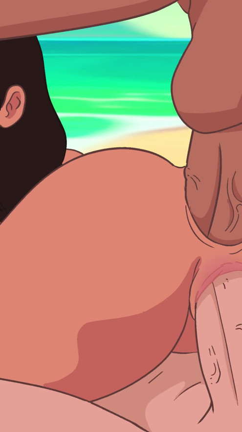 Nani Lilo and Stitch DOUBLE PENETRATION and 3 men on the beach ! hentai (porn anime sex )4K 2026 | Clip 2