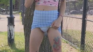 Lil Hailey sika publicznie