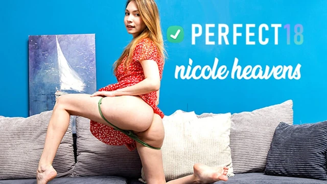 Nicole Heavens Orgasms in Front of the Camera by Perfect18