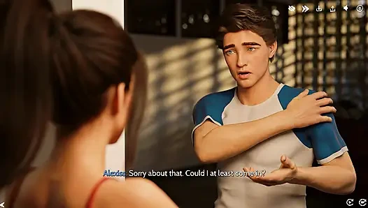 Konfrontasi pejuh sue berubah menjadi seks yang penuh gairah setelah alexis akhirnya menenangkannya - gameplay visual yang menakjubkan