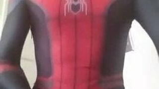 Spider-Man shoots a big load of web