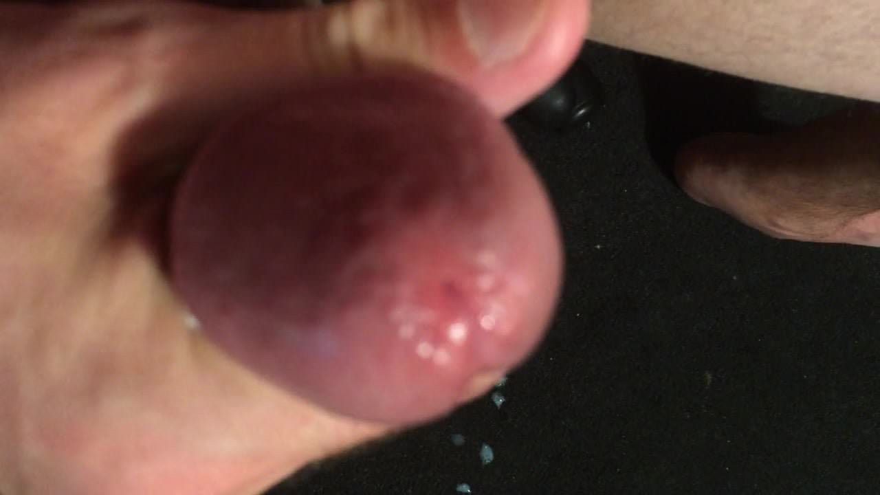 Close up jerk off with cumshot