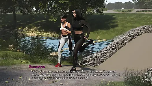 Die drei panels: geiler cuckold beobachtet seine frau und ihren freund beim porno, er fickt sie danach - episode 17