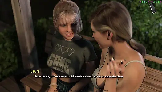 Bay Blackeyes'in birlikte hayatı - striptiz siyah jack, natürist kampta ilk gün 2