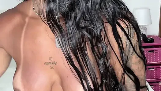 Sexy Schätzchen Nackte Solo-necken
