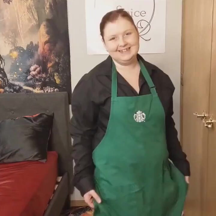 Starbucks önlük striptiz