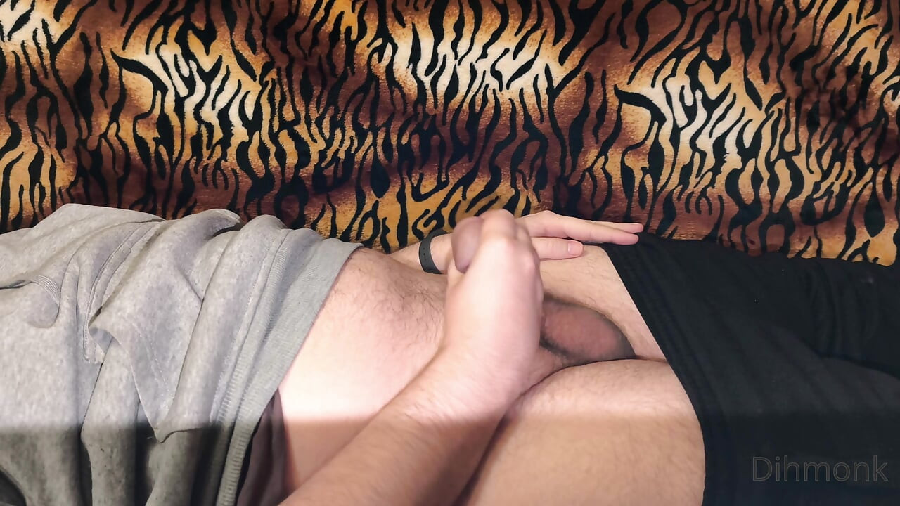 Almost caught jerking off on the couch