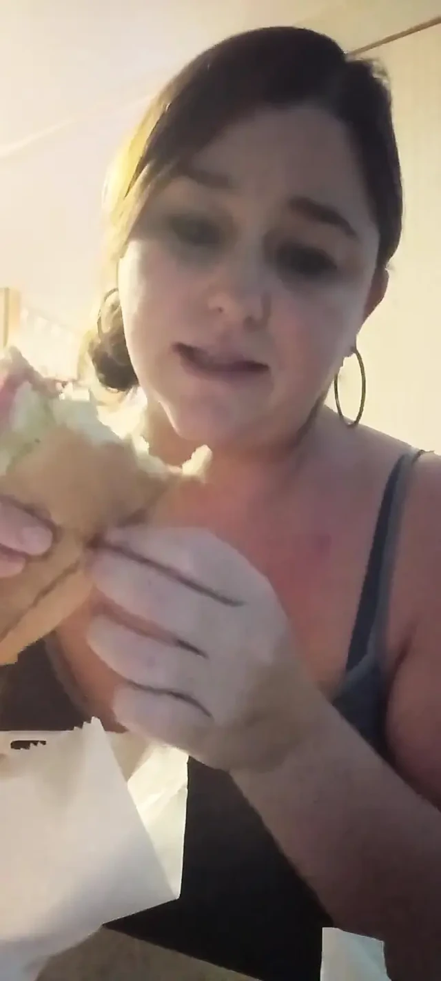 Goddess Eating Pizza