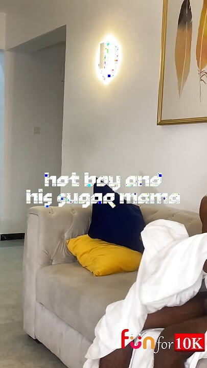Shy Hot Boy with His Sugar Mommy